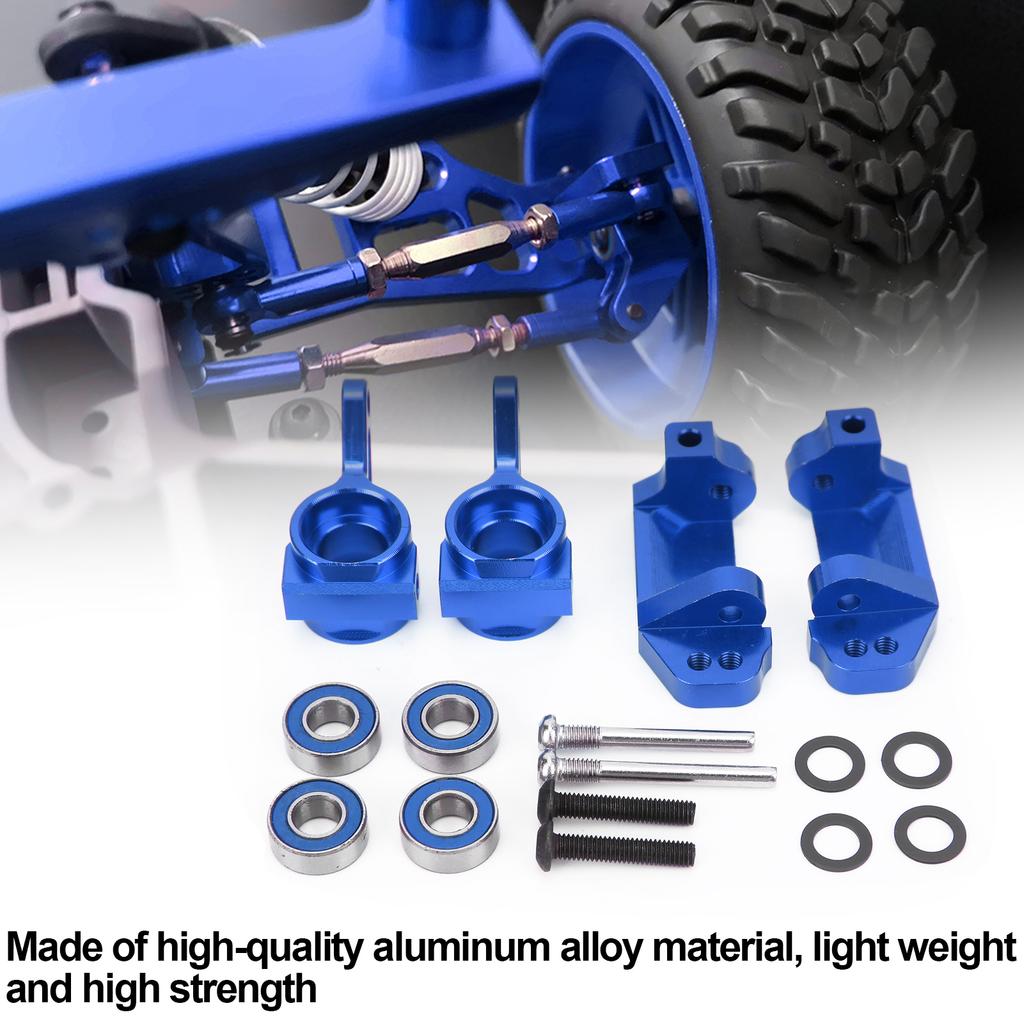 RC Front C Hub Seat Steering Cup Knuckles Set with Bearings for   Slash 2  1Celsius10 RC Car