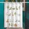 Bathroom Thickened Waterproof Curtain Mildew Proof Shower Curtain Shower Partition Curtain Shower Curtain Bathroom Curtain Free Perforation