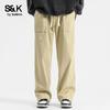 Baleno Men's S&K Straight-Leg Drawstring Cargo Pants
