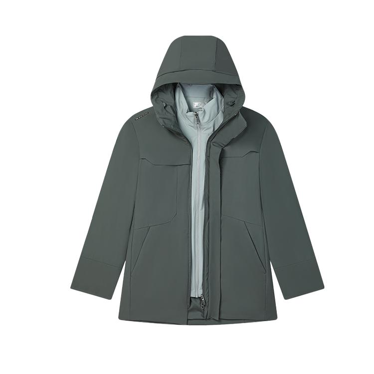 FILA WHITE Jackets & Coats Men s 2 Pack Army Glow Green F11M513702F-DG 180/100A/XL