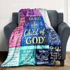 Religious Quotes Home Customize Your Name Blankets Soft Comfortable Lightweight Versatile Blanket For All Seasons Perfect For Picnics Sofa Office Bed