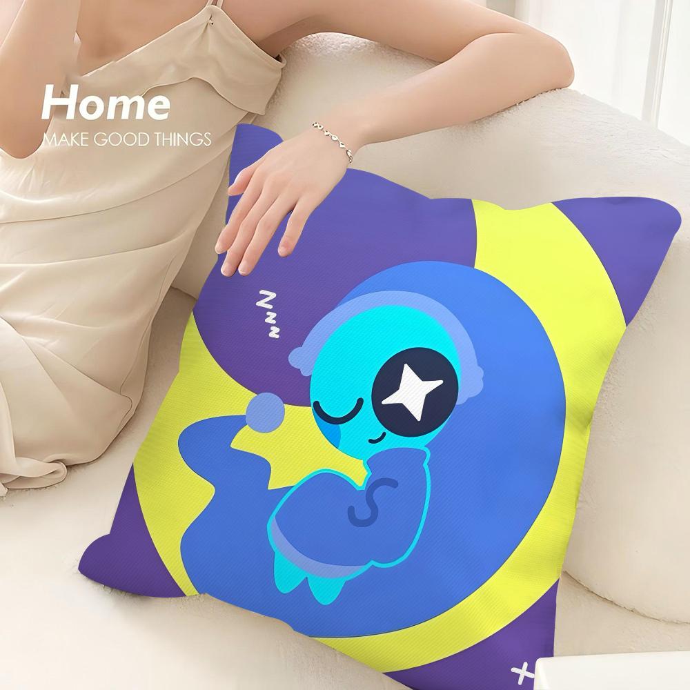 Game D-Dandys World Pillow Case Sofa Decorative Home Double-sided Print Plush Square Throw Pillow Covers Cushion Decor Cover