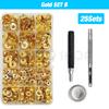 25Sets Metal Snaps Button Snap Fasteners Press Studs With 4 Installation Tools Kit For Clothes Garment Bags Shoes Leathercraft