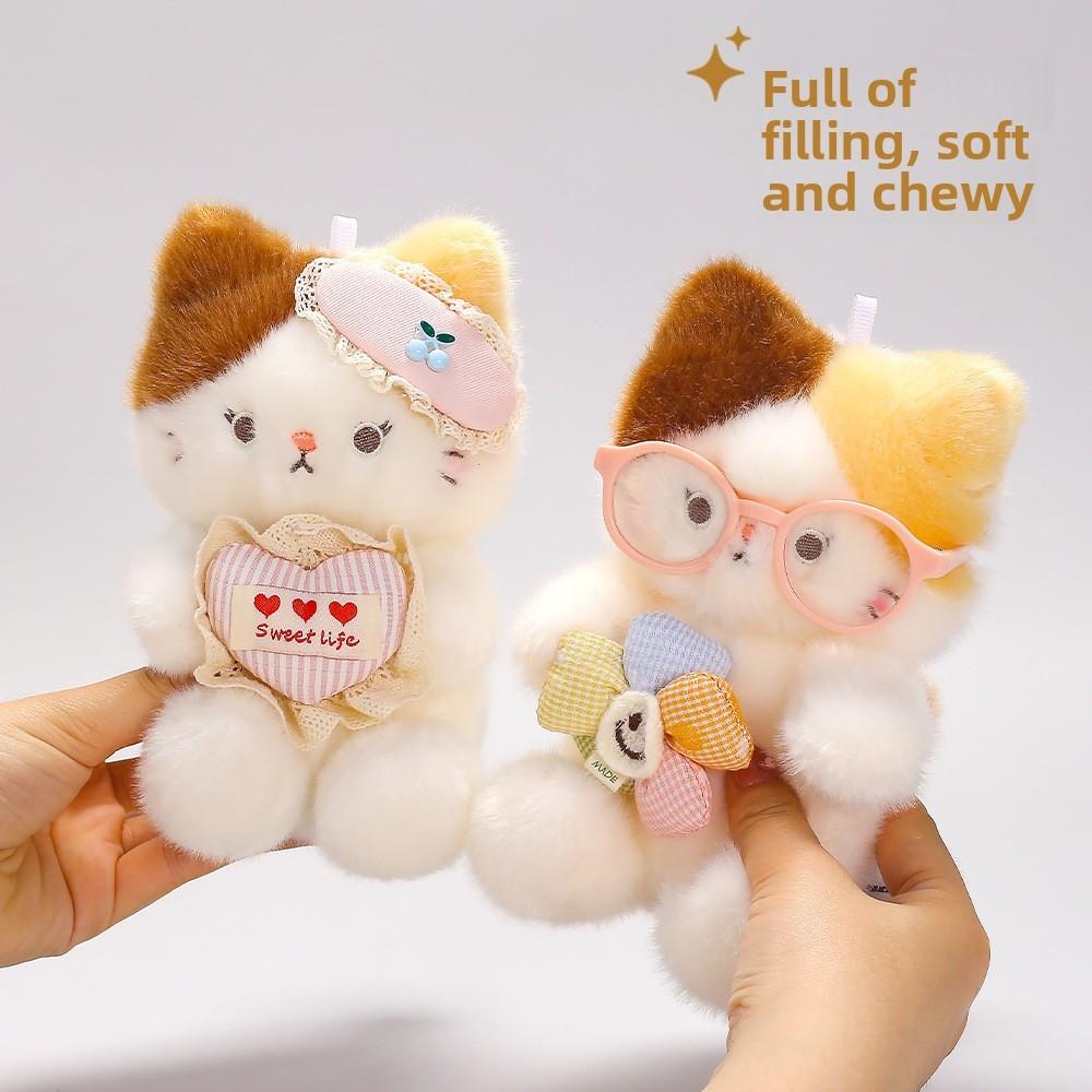 Plush Cat Toy With Polyester Fiber Filling For Kids And Collectors