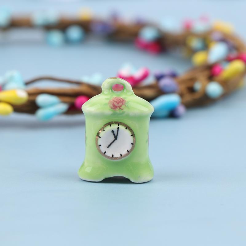 3Pcs/Set 1/12 Miniature Accessories Mini Clock Model Toys For Doll House Decor