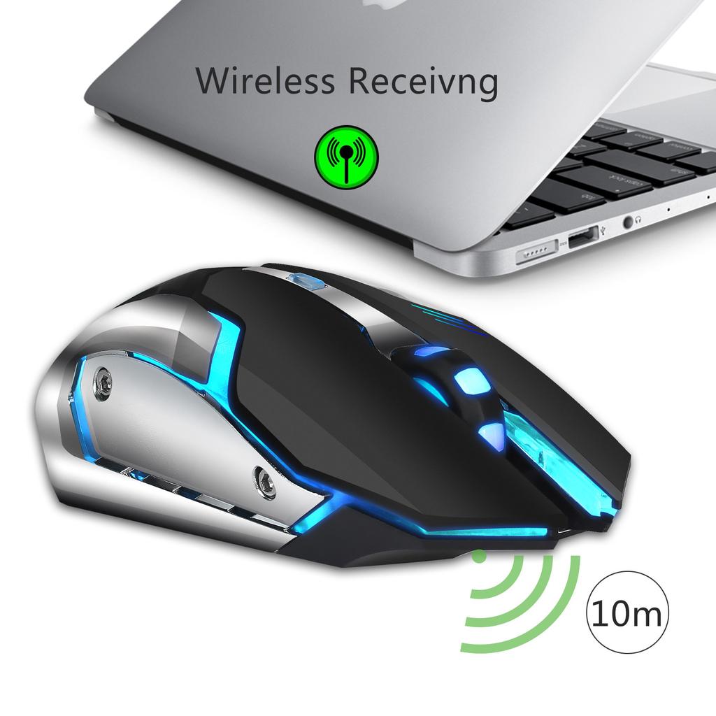 M10 Colorful Luminous Gaming Mouse 2.4G Rechargeable Wireless Mouse