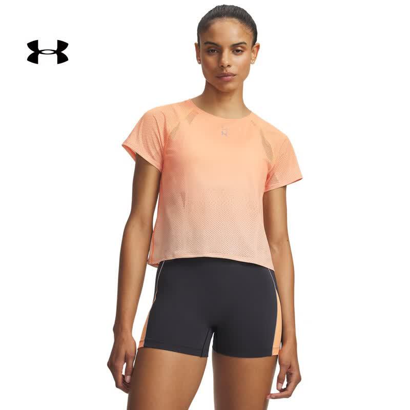 Under Armour Halo Run Women s Jacquard Running T-Shirt S