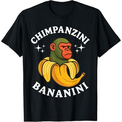 Chimpanzini Bananini Funny Meme T-Shirt