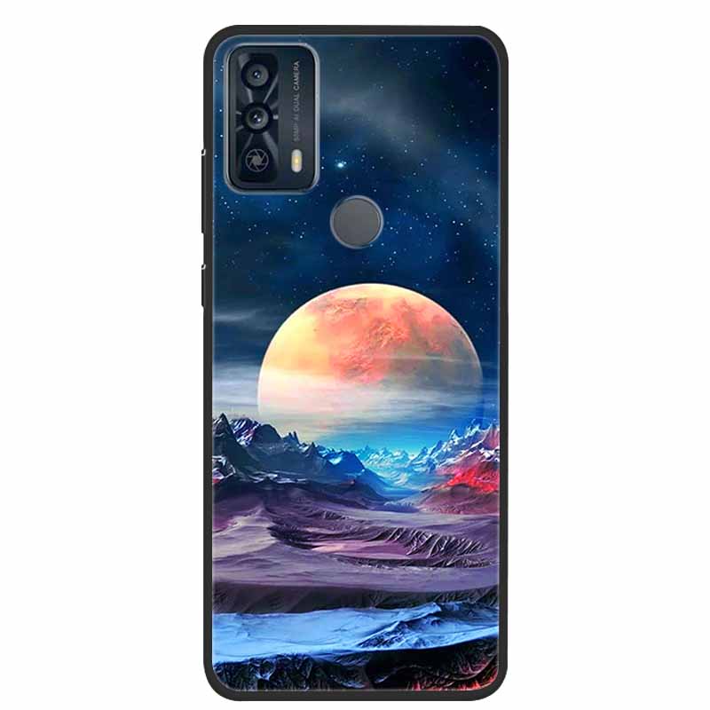 For TCL 20Y 20E Case Luxury Soft Silicone TPU Back Cover For TCL 20Y 20B Phone Cases TCL20Y 20 Y TCL20E Cute 6125F Funda Cartoon