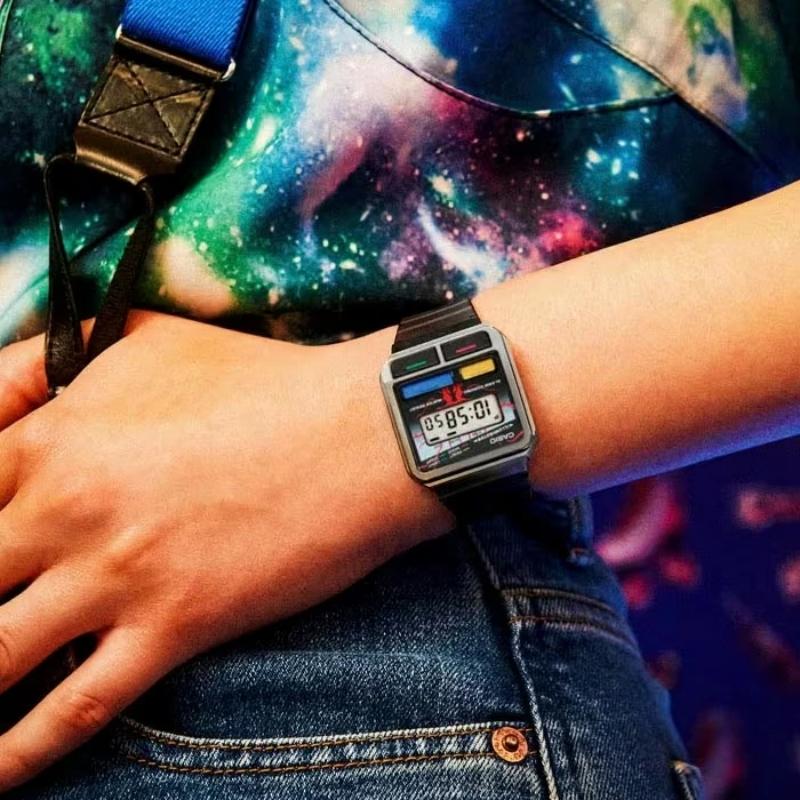 CASIO Watch STANDARD Stranger Things A120WEST-1A