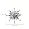 Body Jewelry Rhinestone Brooch Decorative Clothing Chest Flower Irregular Flower Brooch  Party