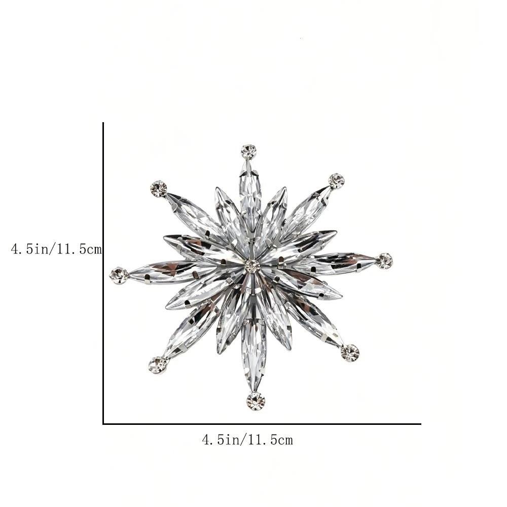Body Jewelry Rhinestone Brooch Decorative Clothing Chest Flower Irregular Flower Brooch Party
