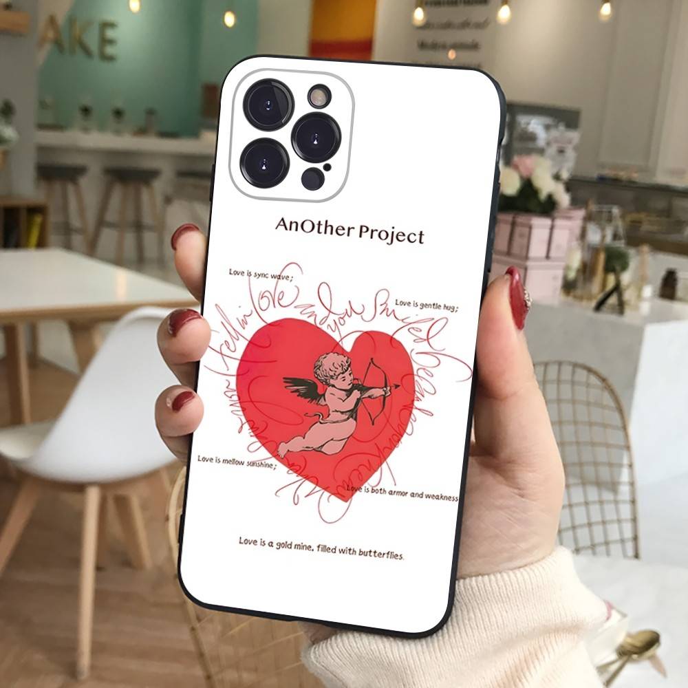 Middle Ages Retro Cupid Angel Phone Case For IPhone 12 11 13 14 15 16 17 Pro Max Plus Mini Cover