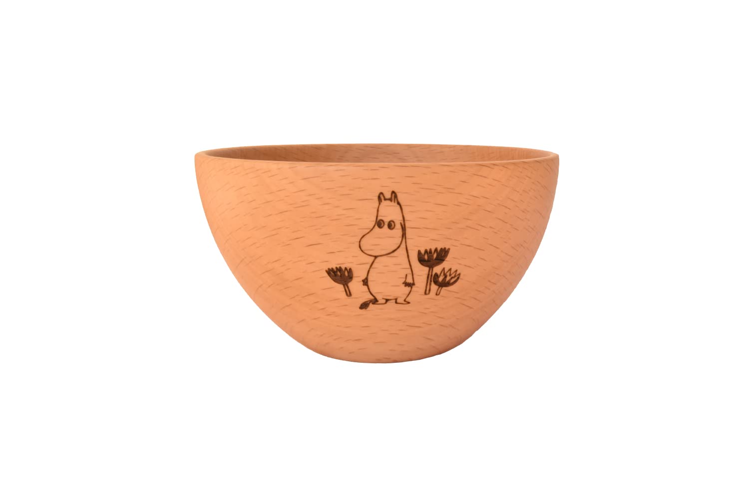 

TOUGEI Rattan Art Soup Bowl Made of Natural Moomin Wooden Soup Bowl (Moomin) Wood, Series,