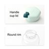 1PC Plastic Cup Leak-Proof With Handle Water Cup Student Classroom Office Outdoor Travel Portable Gift Cup