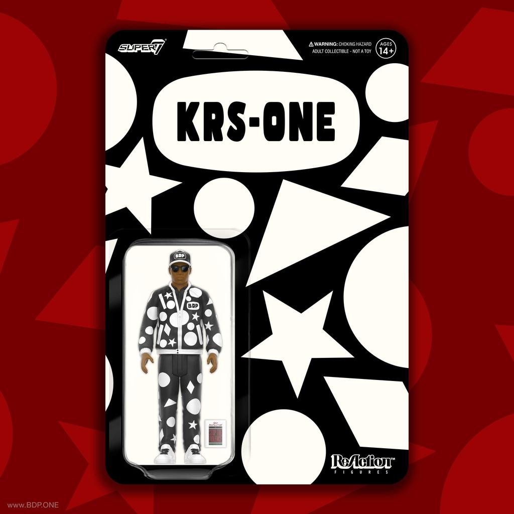 Super 7 Reaction Figures Wave 02 Action Figure KRS-One - KRS-1 (Self-Destruct)