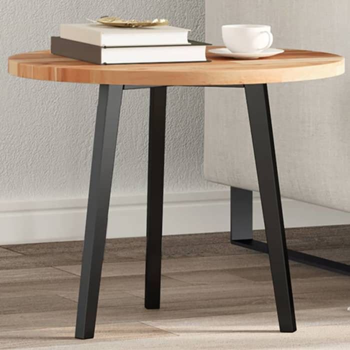VidaXL Dessus de table rond Ø50x2 cm bois massif d'acacia, dessus de table de rechange, dessus de table rond, dessus de 4008695