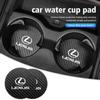 2 pièces Porte-gobelet d'eau de voiture Tapis Antidérapant Inserts Sous-verres Coussinets Pour Lexus CT ES GS NX IS250 CT200h IS300h ES300h ERX400h NX300h