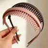2026 New Toothed Hair Hoop for Women with High Headband Headband Hair Hoop Headpiece Hair Clips