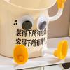 Desktop Trash Can Cute Bin Funny Tiny Wastebasket Trumpet Waste Mini Desktop Trash Bin