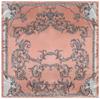 90*90cm Luxury Brand Women Silk Scarfs European Architectural Pattern Square Scarves Spring Summer Shawls For Ladies