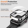Waterproof Case for Apple Watch 7 8 9 45mm 41mm 10 46mm 42mm Screen Protector Glass+Cover Bumper for iWatch 4 5 SE 6 44mm 40mm