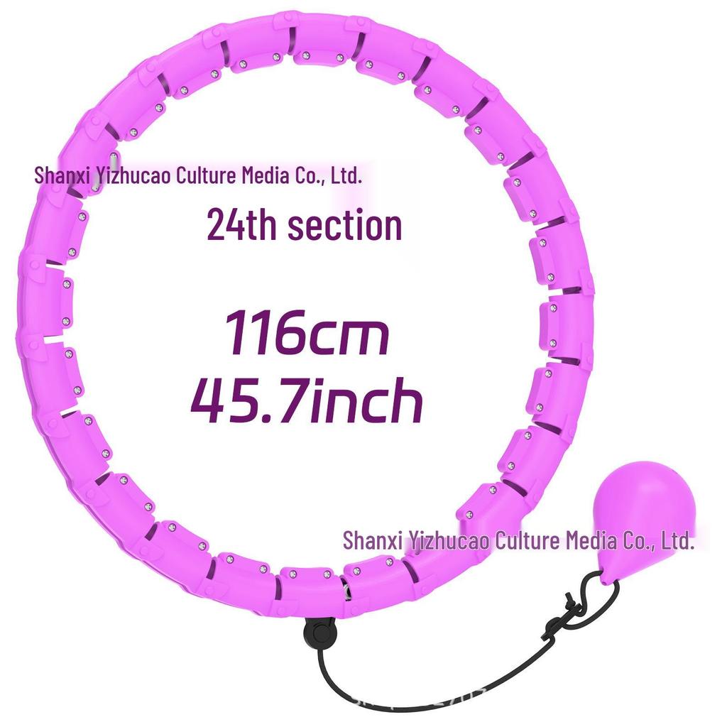 Intelligenter, abnehmbarer Hula-Hoop-Reifen für Frauen – Bauchweg-Effekt, taillenschonendes Fitnessprogramm