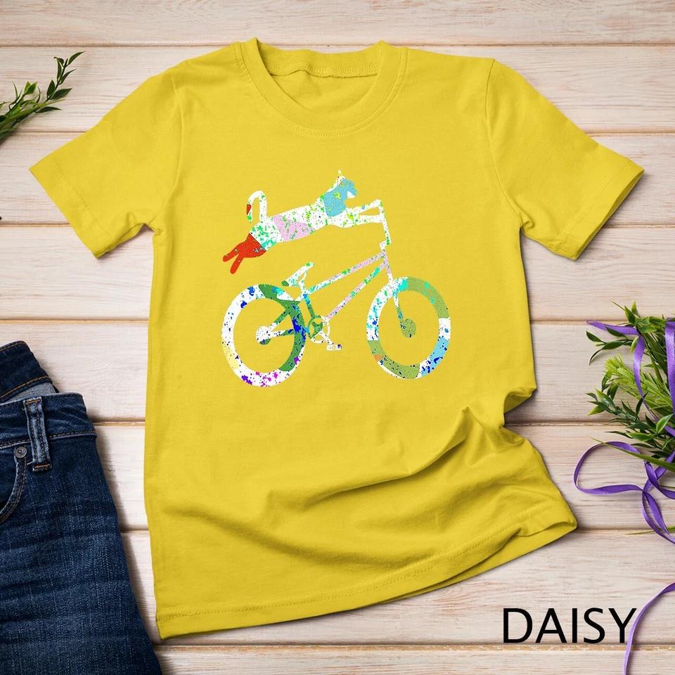 Cat On BMX Bike Kitten Lover Bike Cycling Bicycle Gift T-Shirt Unisex T-shirt 2 2XL
