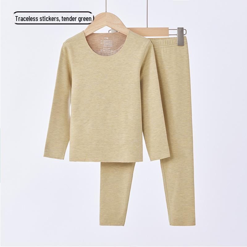 

Дитяча кашемірова термобілизна: Оксамитові, теплі костюми для хлопчиків та дівчаток 140, Children s Seamless Patch