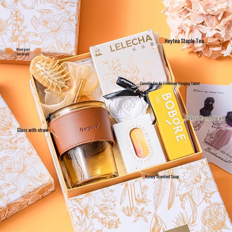 Elegant Floral Gift Set Golden Floral Set 3