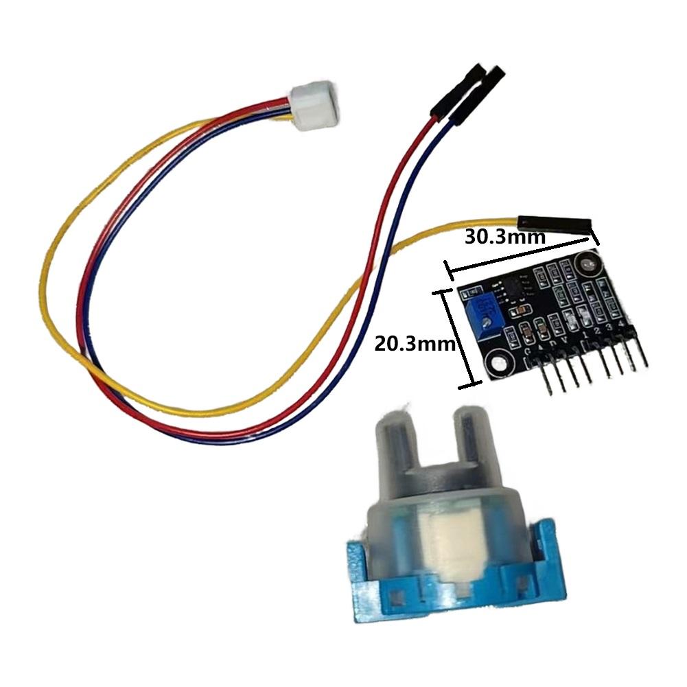 Turbidity Sensor Module Kit Turbidity Value For Wastewater Quality Testing Sensor Module Set 20.3x30.3mm