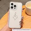Simple love flower branch for iPhone11/12/13/14/15promax Apple 16PROMAX mobile phone case