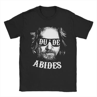DDude The Big Lebowski Comedy TShirt Summer 100 Cotton TShirts For Couple Harajuku Tshirt ShortSleeved Streetwear Clothes