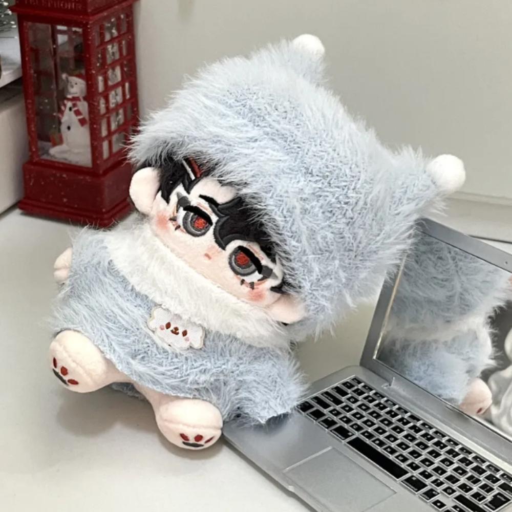 T-shirt Doll Clothes Outfit Hat Doll Dress Up Set 10cm Cotton Doll Clothes  Doll Accessories