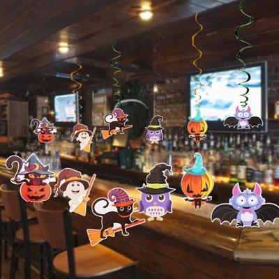 6 ks Stropní závěsné spirály Halloweenská párty Závěsná dekorace Domácí Dům hrůzy Festival Párty potřeby DIY Událost Párty ozdoba