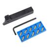 Turning Tool Holder MGEHR2020 1 5 with MGMN150G Inserts for Semi Finishing and Finishing Operations On Steel and Stainless Steel