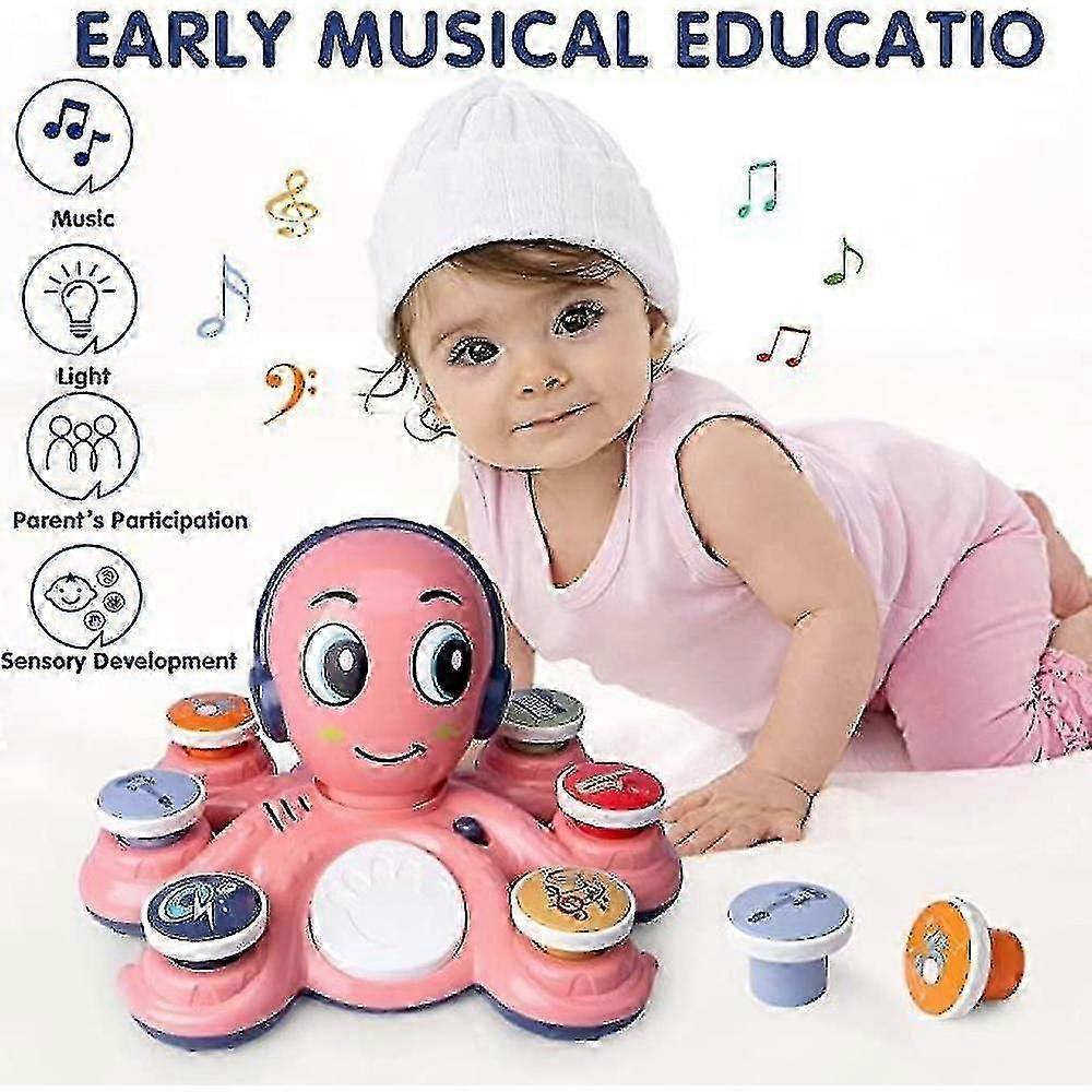 toddlers toys development educational music octopus