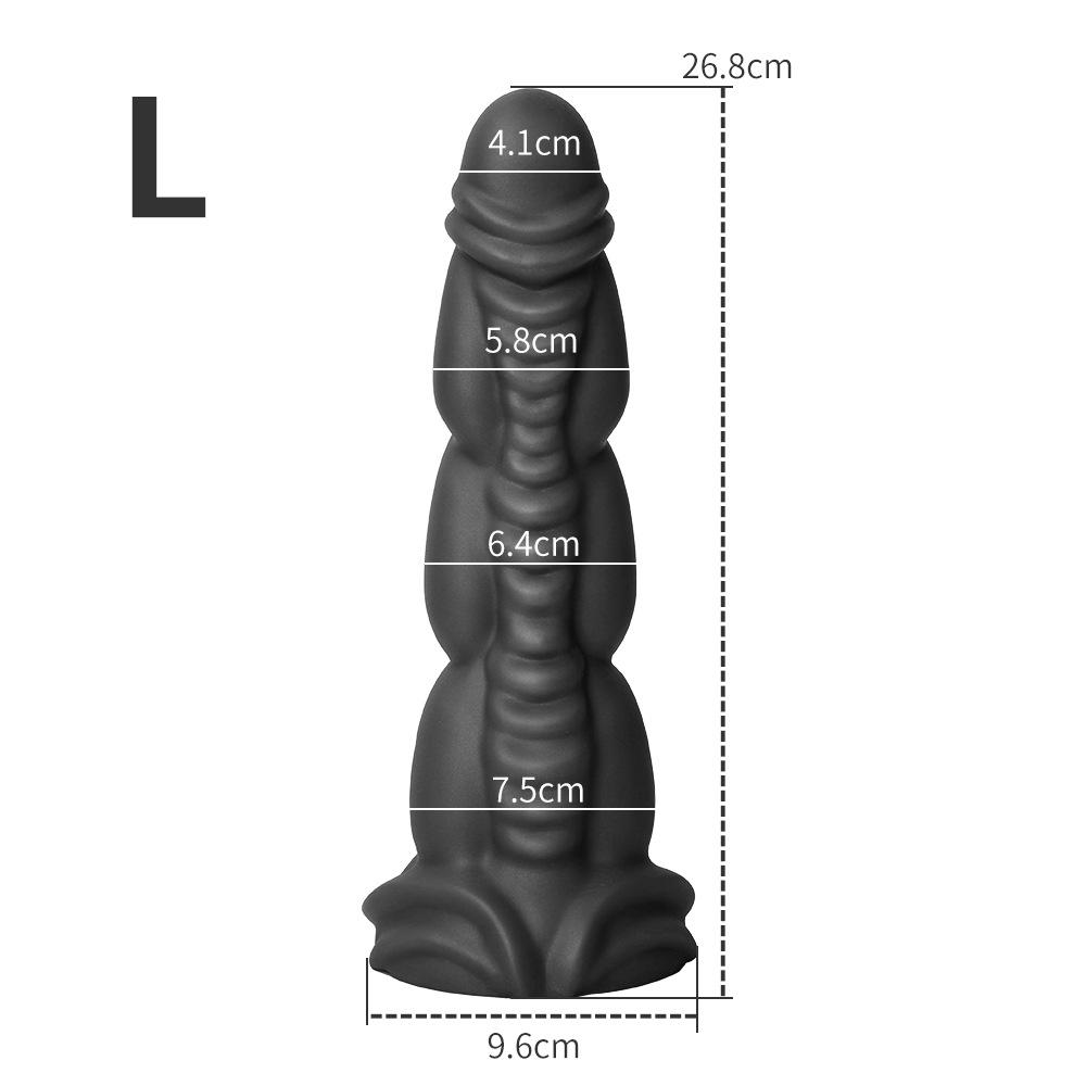 Extra Large Soft Anal Plug for Men - Stretching Fist Toy, Realistic Dildo, Prostate Massager, Safe Silicone SM Adult Sex Toy