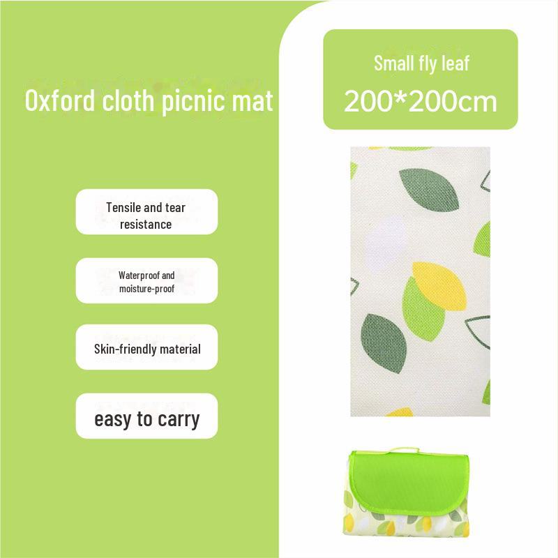 Waterproof Outdoor Picnic & Camping Mat - Moisture-Proof, Thickened, Portable, with Storage for Spring Outings