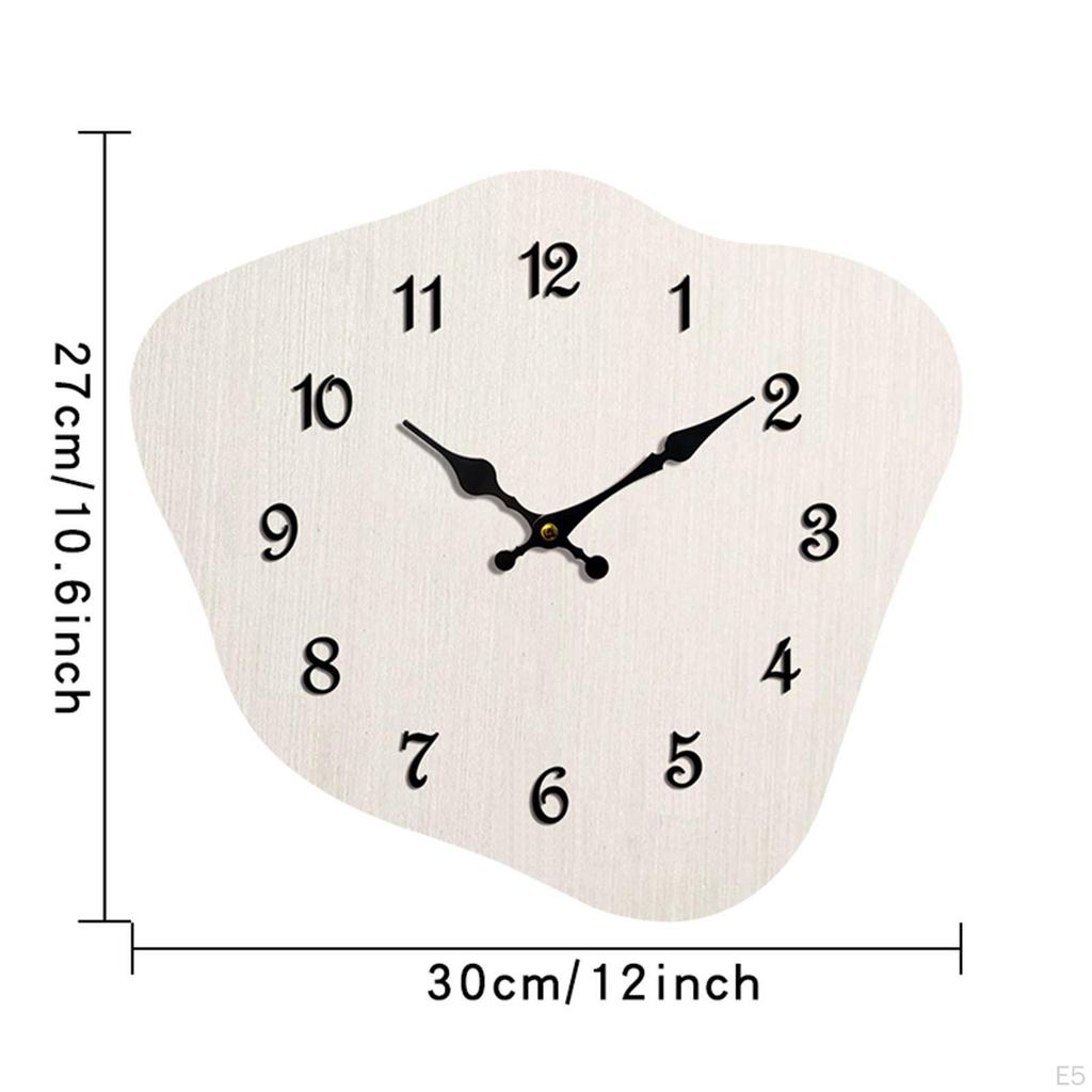 Clock Creative Silent Wall Arabic Numerals Sturdy Fashionable Aesthetic Timepiece