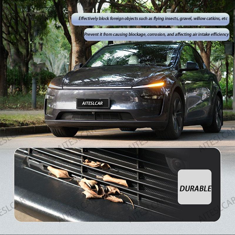 Grille Mesh Inserts For Tesla Model YL/Y Juniper 2025 2026 Front Air Inlet Vent Grille Cover Replacement Anti-insect Accessories