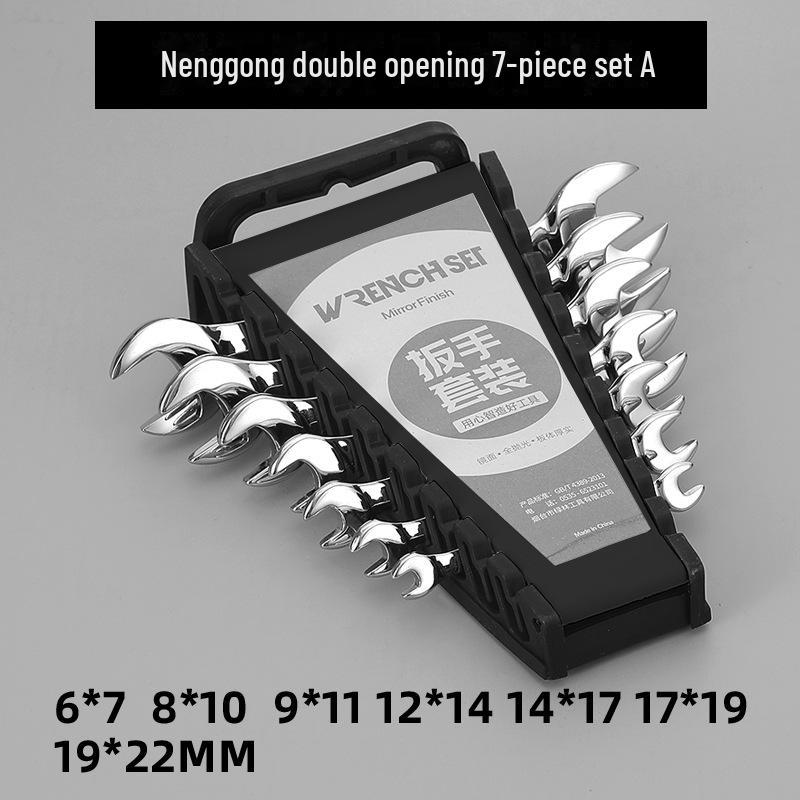 Set cheie tubulară cu clichet dublu capăt multifuncțională Green Forest