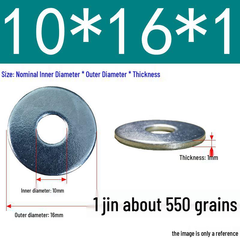 Galvanized Oversized Metal Washers M3-M60