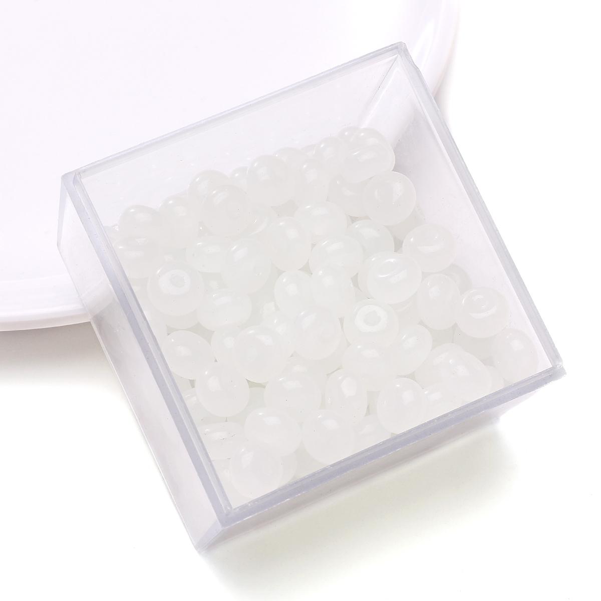 

25 шт. хрустальные стеклянные бусины, свободные разделительные бусины для изготовления ювелирных изделий своими руками, браслет, ожерелье белый
