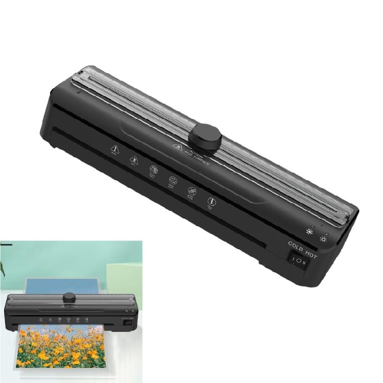 FNL009 Laminator Machine for 3Inch Documents Photo Cards Laminating Tool Low Noise Supports 0.1 0.5mm Easy to Use