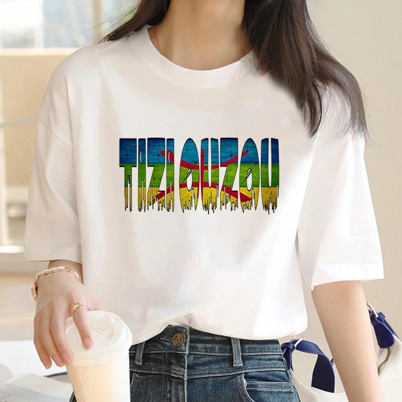 

amazigh tshirt clothes women couple white Korea ulzzang tshirt tshirt vintage 4XL
