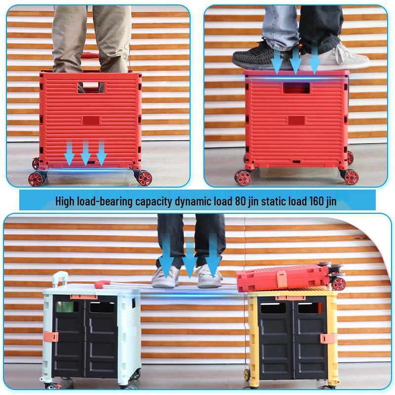 Tri-polar Foldable Shopping Cart Trolley TP5532