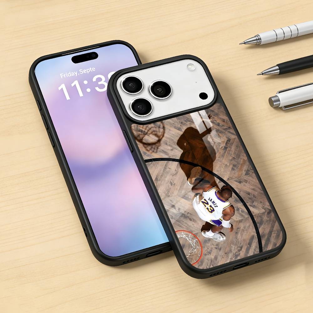 L-Lebron James 23 Phone Case For iPhone17,16,15,14,13,12,Pro,Max,Magnetic For Magsafe Wireless Charging
