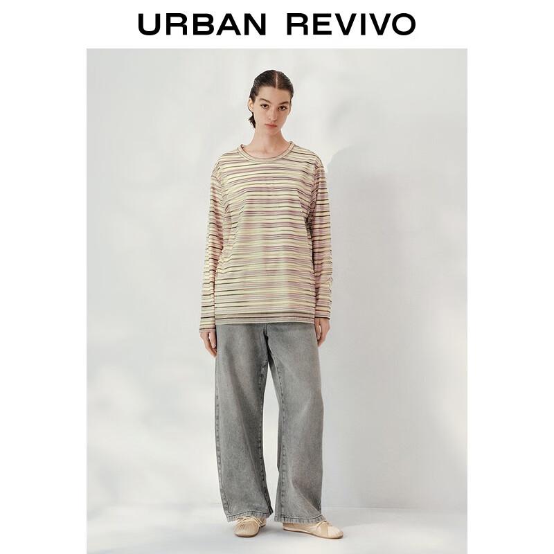 UR Women's Color Block Stripe Long Sleeve T-Shirt