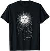Celestial Sun Crescent Moon Boho Witchy Art T-Shirt Unisex T-Shirt
